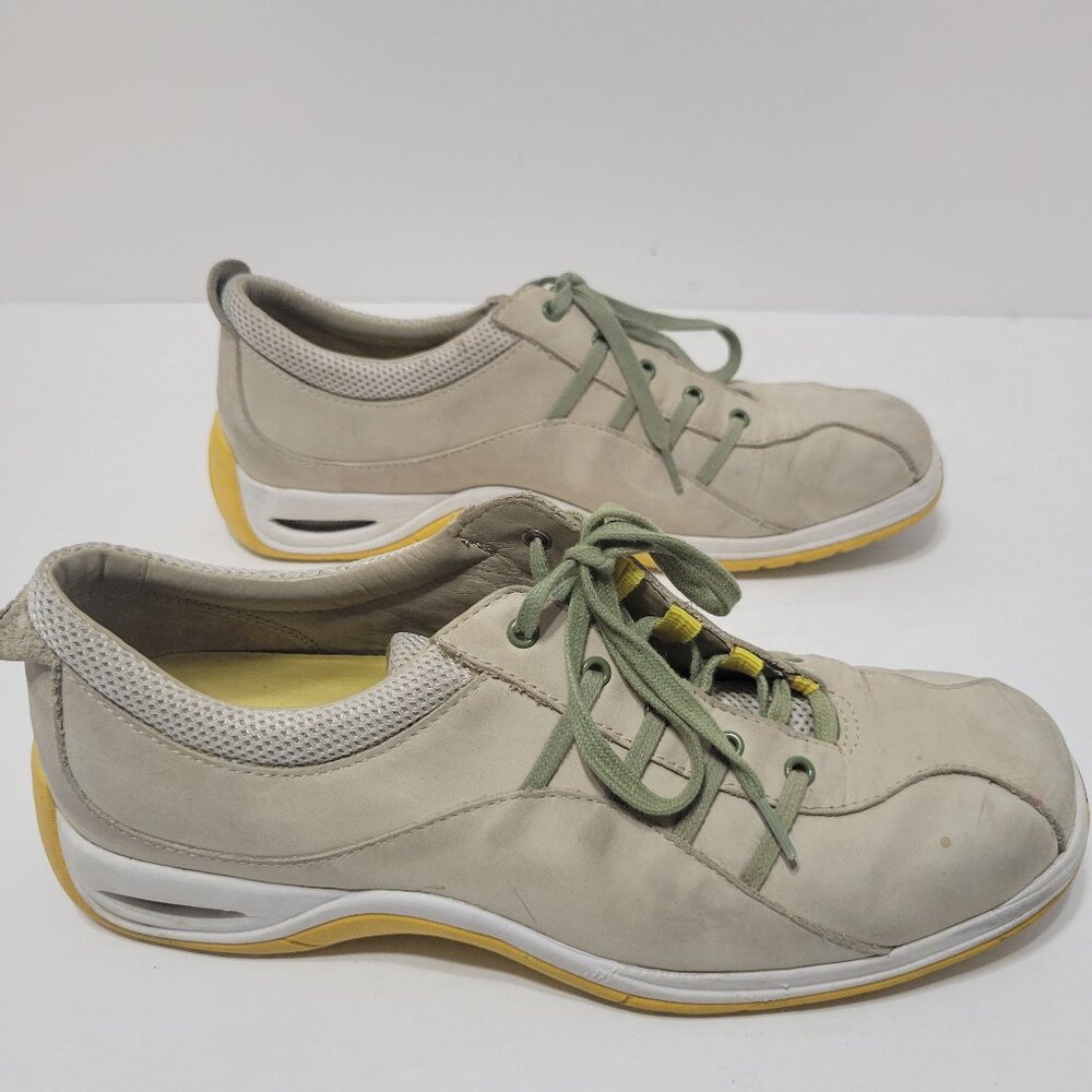 Cole Haan Beige Suede Leather Oxford Shoes - Womens 9.5 B